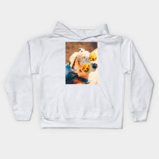 Doggy Denim Kids Hoodie